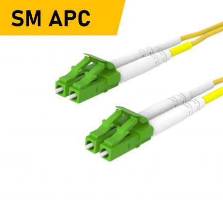 Cable de parche de fibra de modo único APC - CRXCabling Cable de parche de fibra óptica SM APC LC
